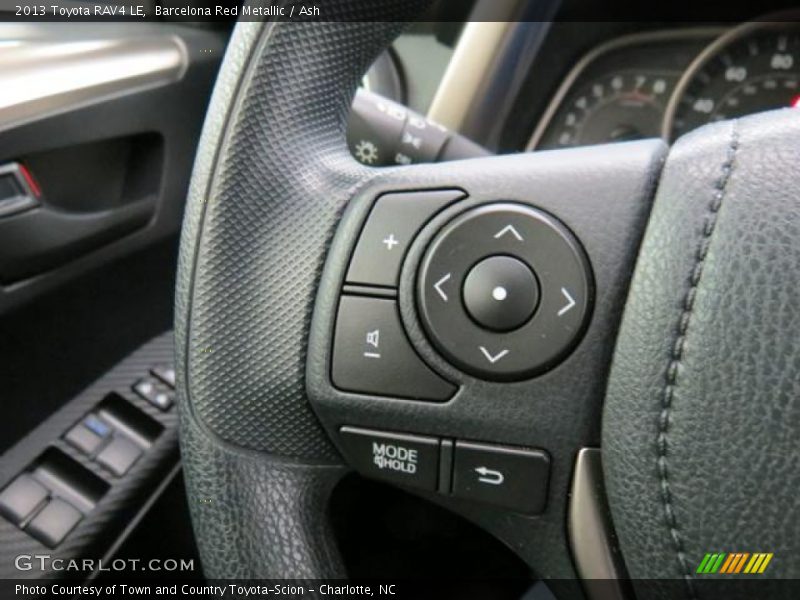 Controls of 2013 RAV4 LE