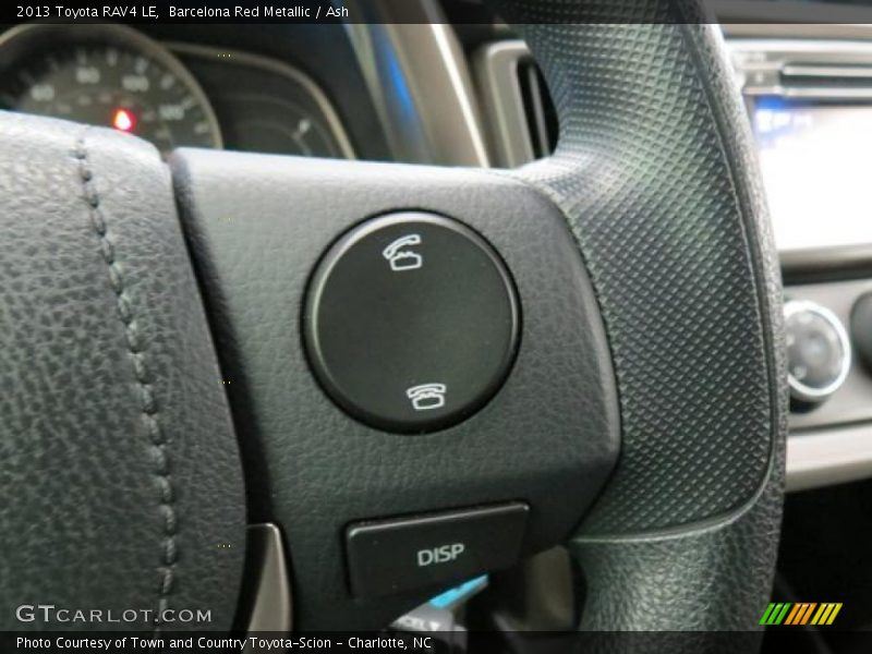 Controls of 2013 RAV4 LE