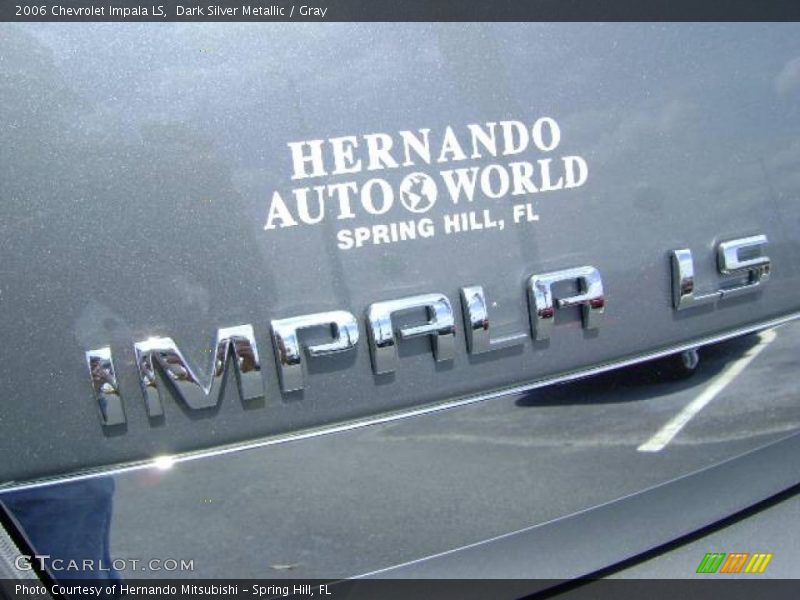 Dark Silver Metallic / Gray 2006 Chevrolet Impala LS