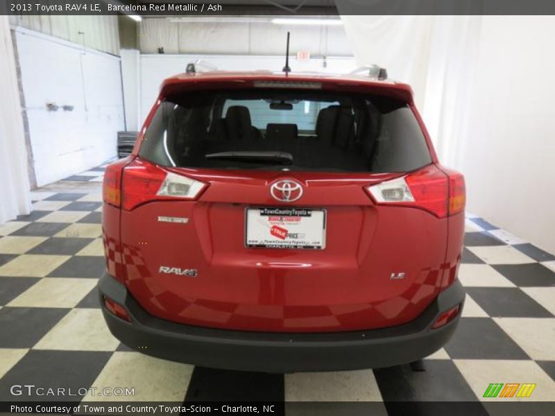 Barcelona Red Metallic / Ash 2013 Toyota RAV4 LE