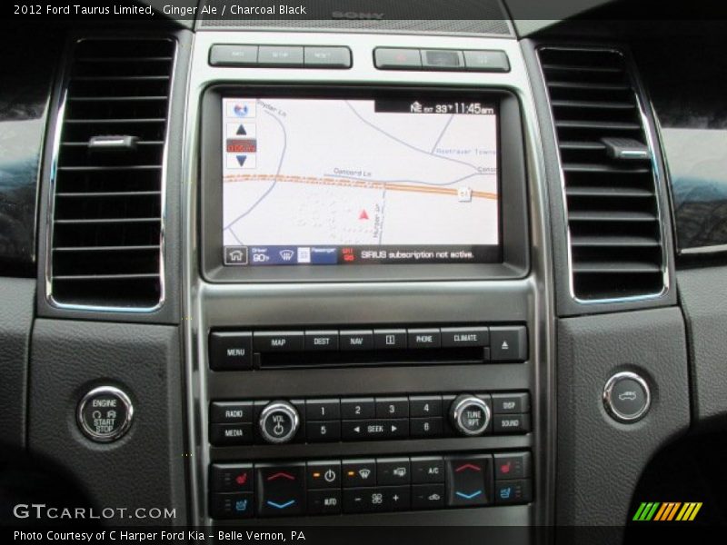 Ginger Ale / Charcoal Black 2012 Ford Taurus Limited