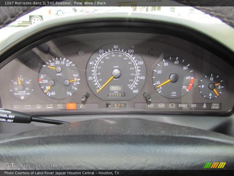  1997 SL 500 Roadster 500 Roadster Gauges
