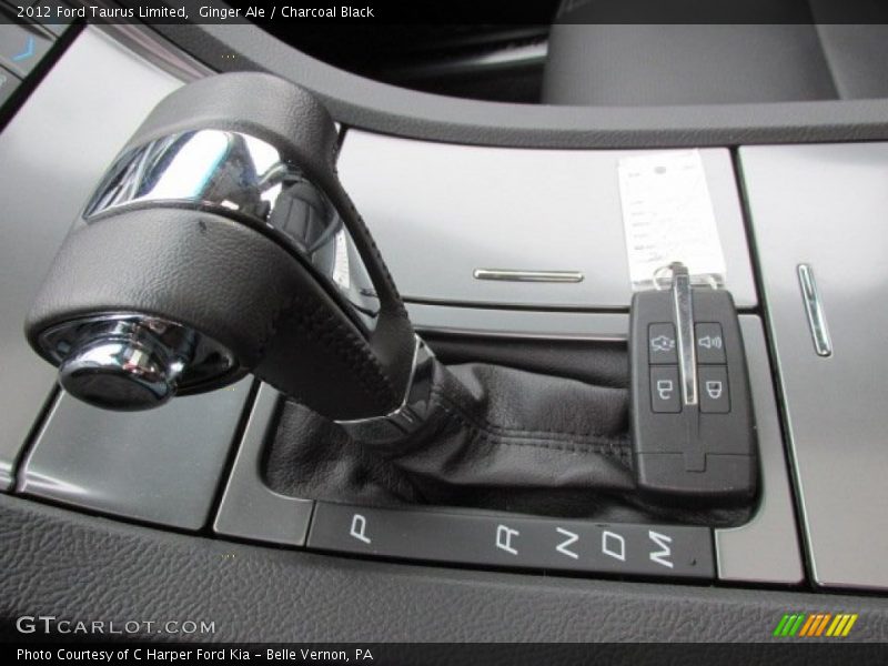 Ginger Ale / Charcoal Black 2012 Ford Taurus Limited