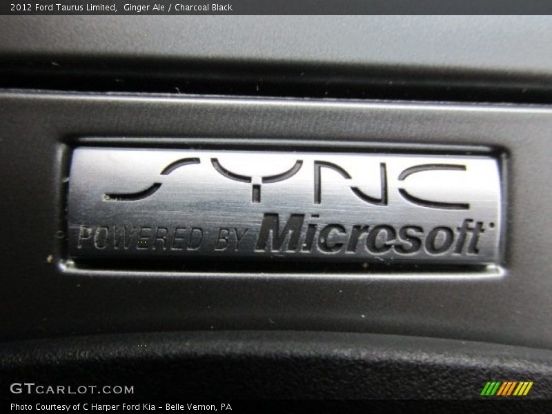 Ginger Ale / Charcoal Black 2012 Ford Taurus Limited