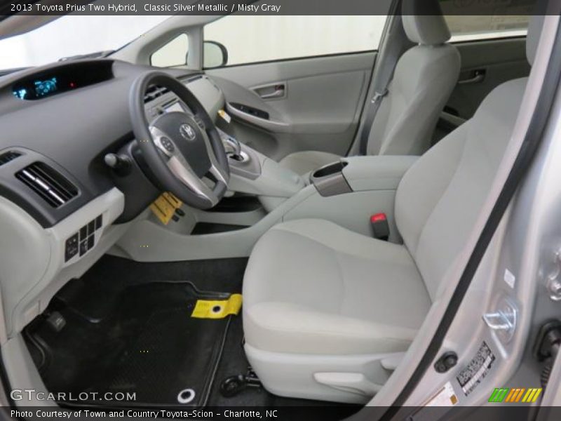 Classic Silver Metallic / Misty Gray 2013 Toyota Prius Two Hybrid