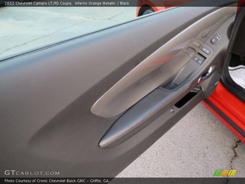 Inferno Orange Metallic / Black 2012 Chevrolet Camaro LT/RS Coupe