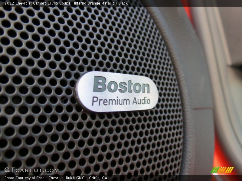 Audio System of 2012 Camaro LT/RS Coupe