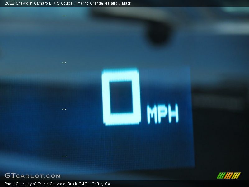 Inferno Orange Metallic / Black 2012 Chevrolet Camaro LT/RS Coupe