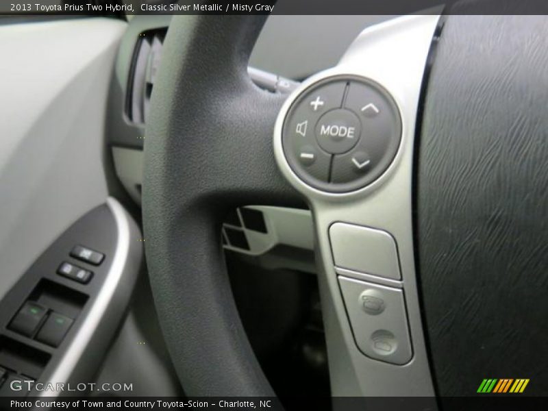 Classic Silver Metallic / Misty Gray 2013 Toyota Prius Two Hybrid