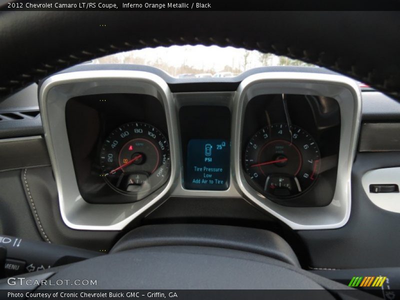 Inferno Orange Metallic / Black 2012 Chevrolet Camaro LT/RS Coupe