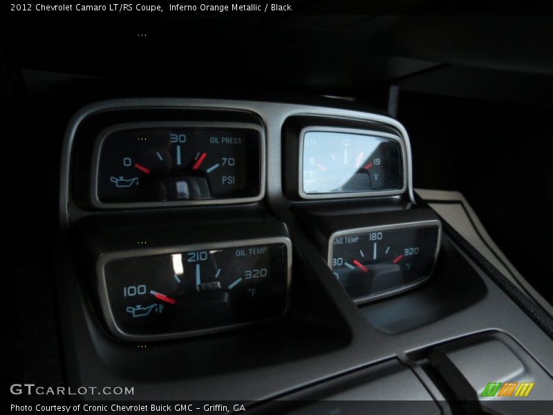 Inferno Orange Metallic / Black 2012 Chevrolet Camaro LT/RS Coupe