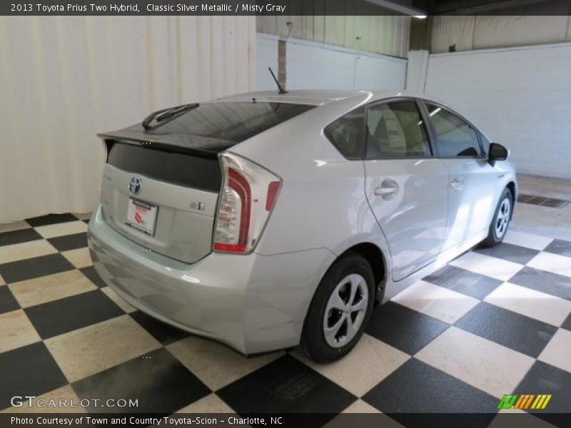 Classic Silver Metallic / Misty Gray 2013 Toyota Prius Two Hybrid
