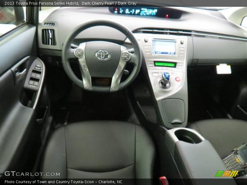 Dashboard of 2013 Prius Persona Series Hybrid