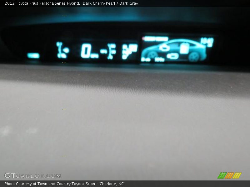 Dark Cherry Pearl / Dark Gray 2013 Toyota Prius Persona Series Hybrid