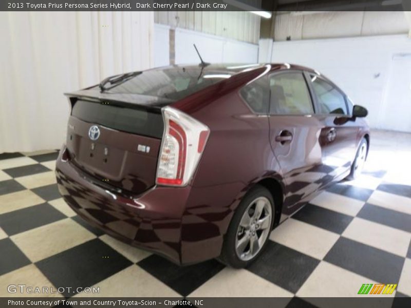 Dark Cherry Pearl / Dark Gray 2013 Toyota Prius Persona Series Hybrid