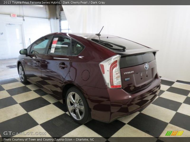 Dark Cherry Pearl / Dark Gray 2013 Toyota Prius Persona Series Hybrid
