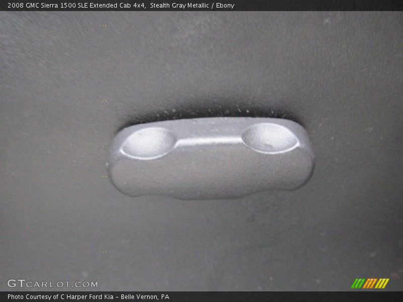 Stealth Gray Metallic / Ebony 2008 GMC Sierra 1500 SLE Extended Cab 4x4