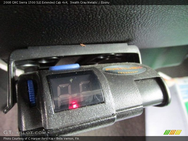 Stealth Gray Metallic / Ebony 2008 GMC Sierra 1500 SLE Extended Cab 4x4