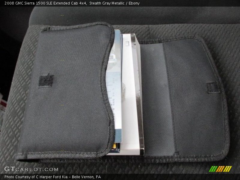 Stealth Gray Metallic / Ebony 2008 GMC Sierra 1500 SLE Extended Cab 4x4