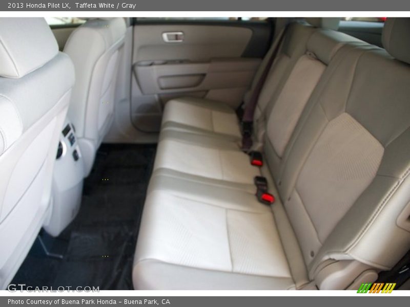 Taffeta White / Gray 2013 Honda Pilot LX