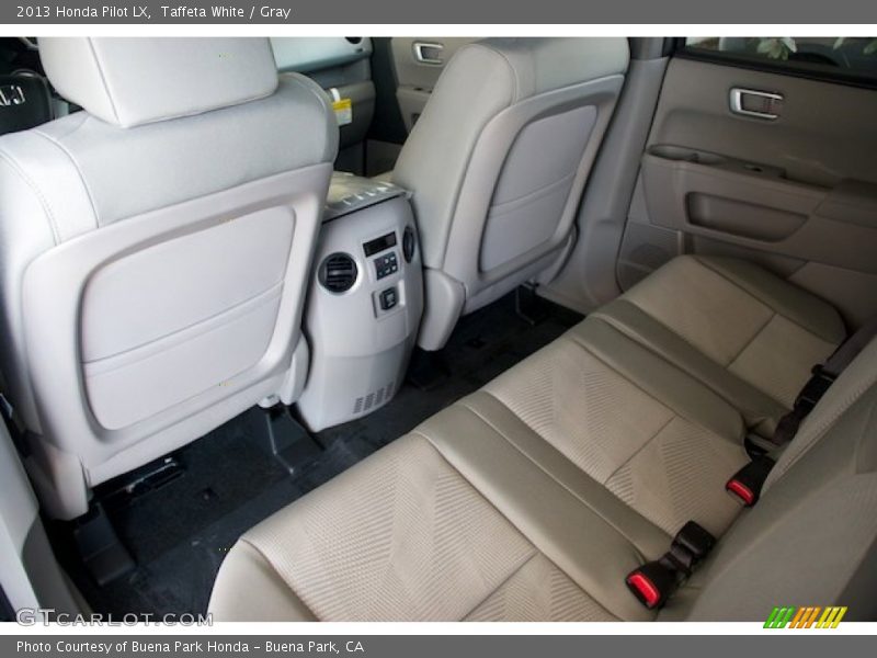 Taffeta White / Gray 2013 Honda Pilot LX