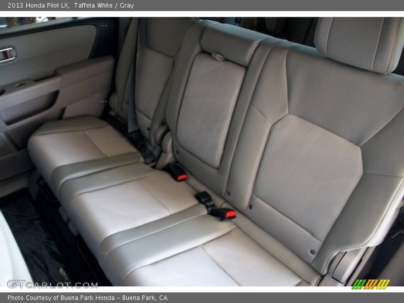 Taffeta White / Gray 2013 Honda Pilot LX