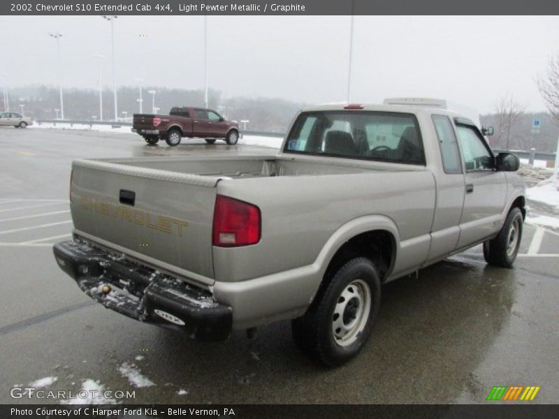 Light Pewter Metallic / Graphite 2002 Chevrolet S10 Extended Cab 4x4