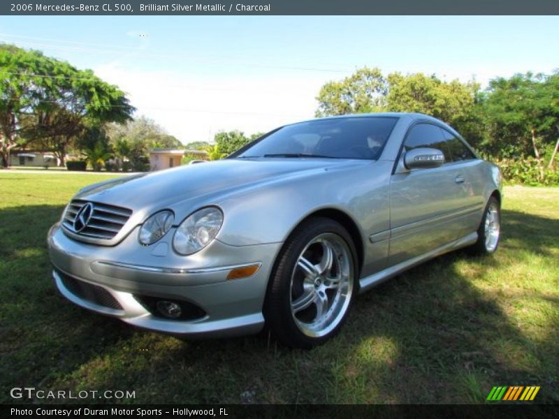 Brilliant Silver Metallic / Charcoal 2006 Mercedes-Benz CL 500