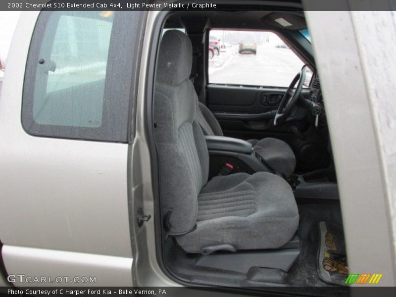 Light Pewter Metallic / Graphite 2002 Chevrolet S10 Extended Cab 4x4