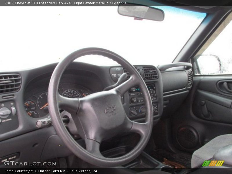 Light Pewter Metallic / Graphite 2002 Chevrolet S10 Extended Cab 4x4