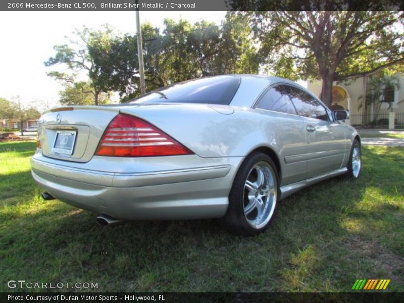 Brilliant Silver Metallic / Charcoal 2006 Mercedes-Benz CL 500