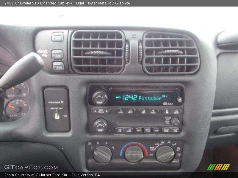 Light Pewter Metallic / Graphite 2002 Chevrolet S10 Extended Cab 4x4