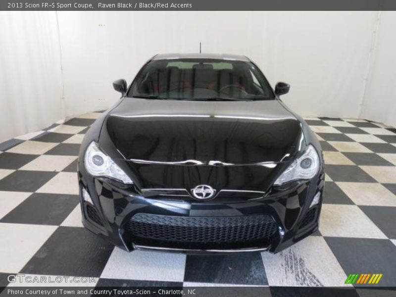 Raven Black / Black/Red Accents 2013 Scion FR-S Sport Coupe