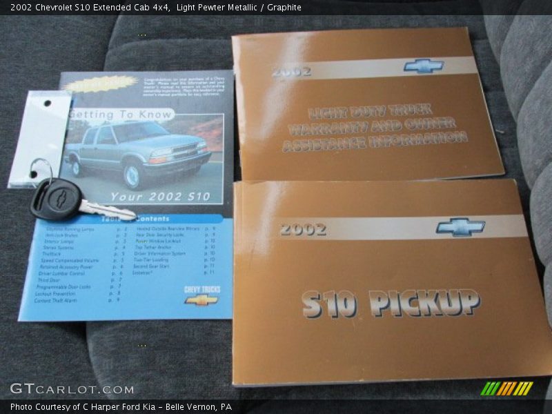 Light Pewter Metallic / Graphite 2002 Chevrolet S10 Extended Cab 4x4