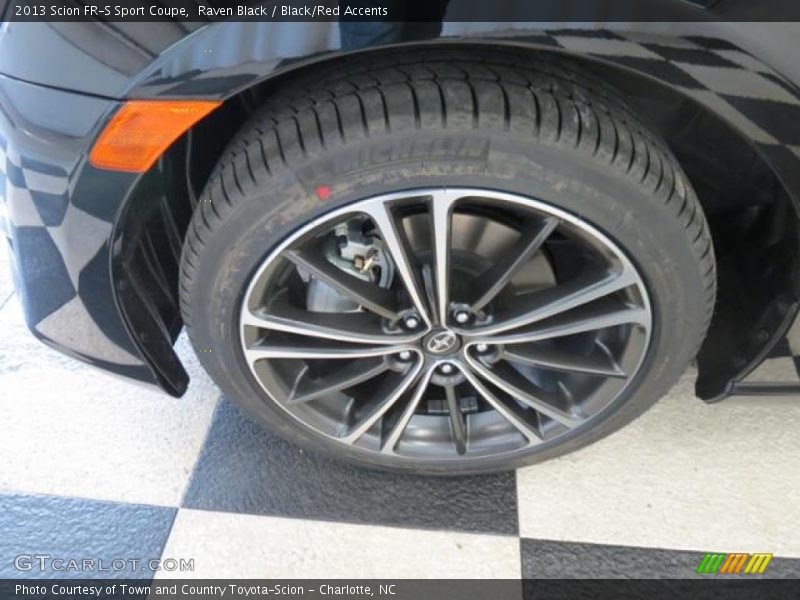 Raven Black / Black/Red Accents 2013 Scion FR-S Sport Coupe