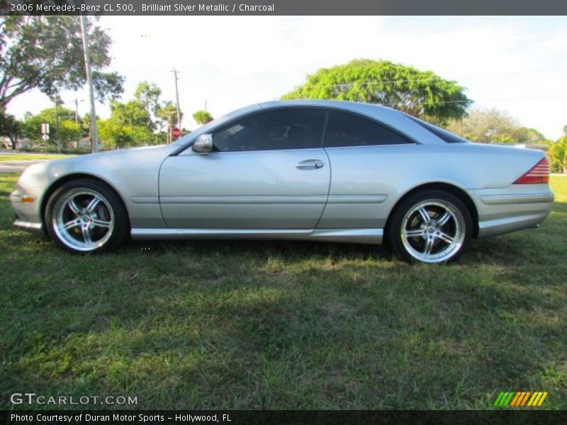 Brilliant Silver Metallic / Charcoal 2006 Mercedes-Benz CL 500