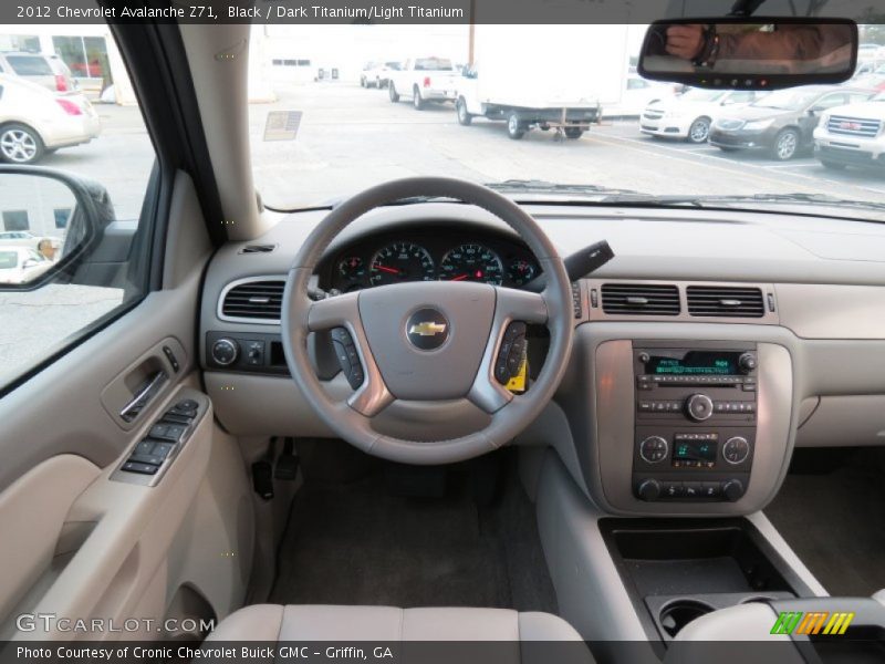 Black / Dark Titanium/Light Titanium 2012 Chevrolet Avalanche Z71