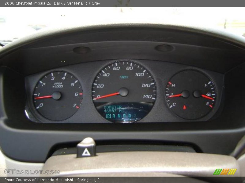 Dark Silver Metallic / Gray 2006 Chevrolet Impala LS