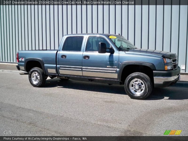 Blue Granite Metallic / Dark Charcoal 2007 Chevrolet Silverado 2500HD Classic Crew Cab 4x4