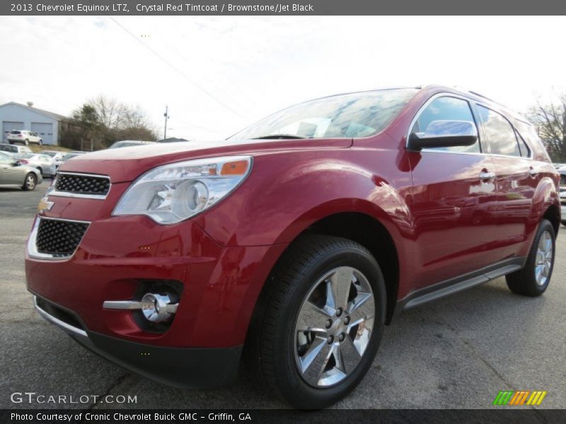 Crystal Red Tintcoat / Brownstone/Jet Black 2013 Chevrolet Equinox LTZ