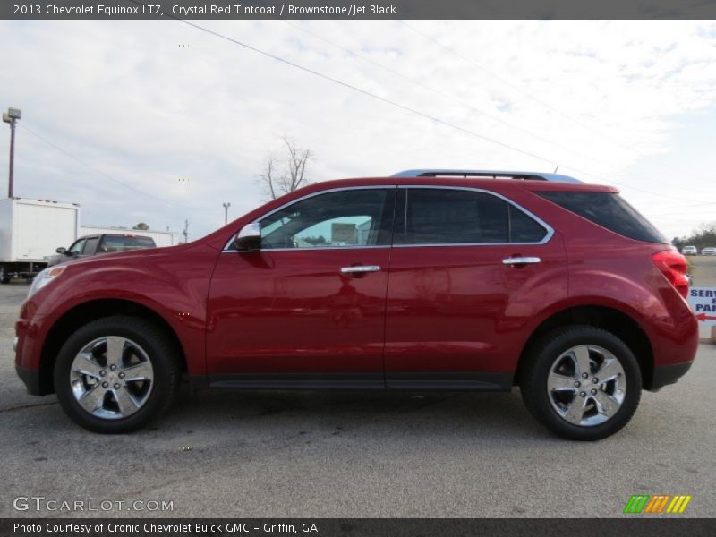 Crystal Red Tintcoat / Brownstone/Jet Black 2013 Chevrolet Equinox LTZ