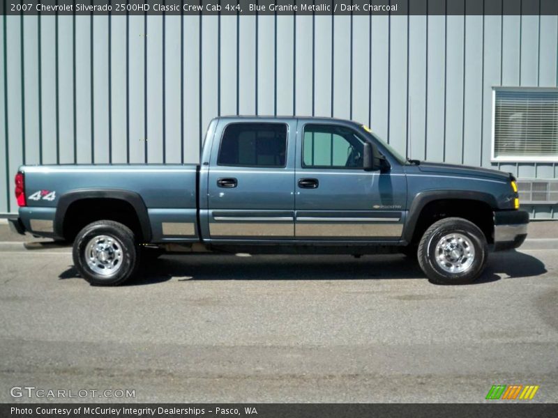 Blue Granite Metallic / Dark Charcoal 2007 Chevrolet Silverado 2500HD Classic Crew Cab 4x4