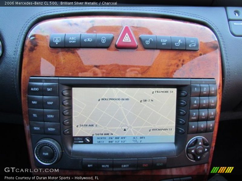 Brilliant Silver Metallic / Charcoal 2006 Mercedes-Benz CL 500