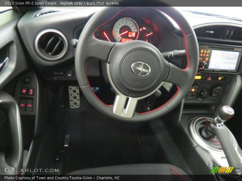 Asphalt Gray / Black/Red Accents 2013 Scion FR-S Sport Coupe