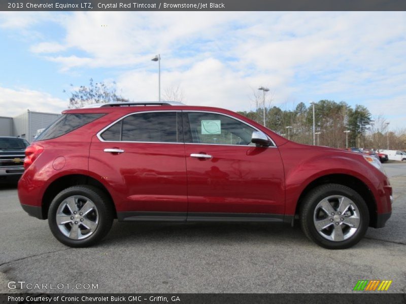 Crystal Red Tintcoat / Brownstone/Jet Black 2013 Chevrolet Equinox LTZ