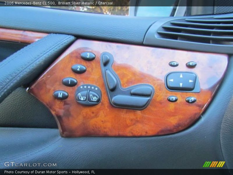 Brilliant Silver Metallic / Charcoal 2006 Mercedes-Benz CL 500