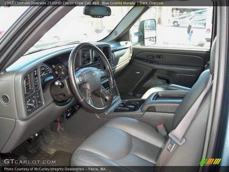 Blue Granite Metallic / Dark Charcoal 2007 Chevrolet Silverado 2500HD Classic Crew Cab 4x4