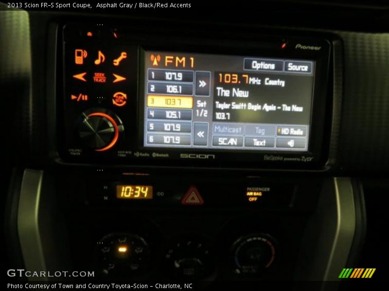 Asphalt Gray / Black/Red Accents 2013 Scion FR-S Sport Coupe