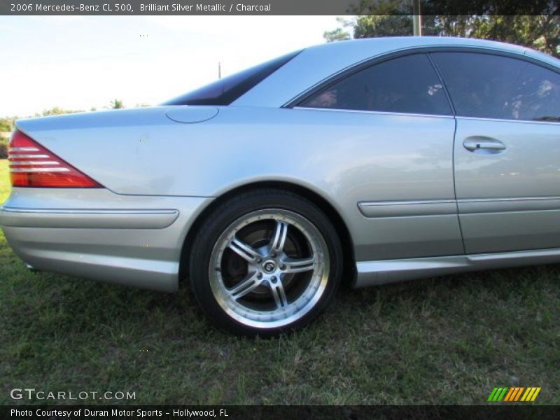 Brilliant Silver Metallic / Charcoal 2006 Mercedes-Benz CL 500
