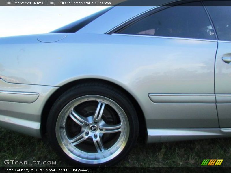 Brilliant Silver Metallic / Charcoal 2006 Mercedes-Benz CL 500